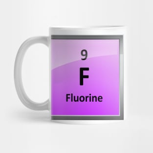 Fluorine Element Tile - Periodic Table Mug